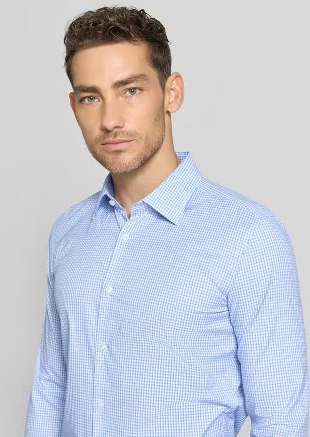 Boss slim fit zakelijk overhemd met kentkraag model 'P-HANK-K-261'