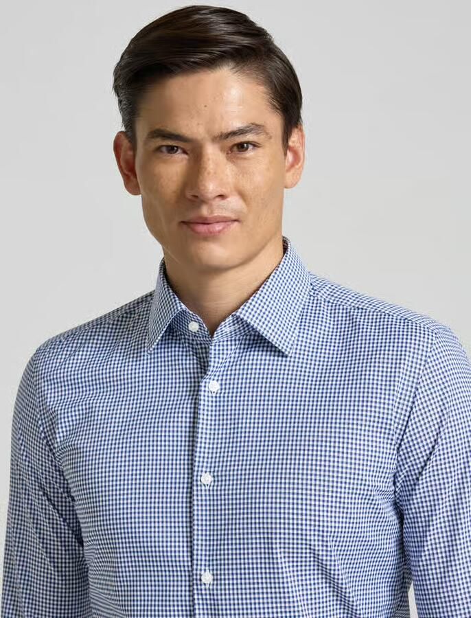 Boss slim fit zakelijk overhemd met kentkraag model 'P-HANK-K-261'