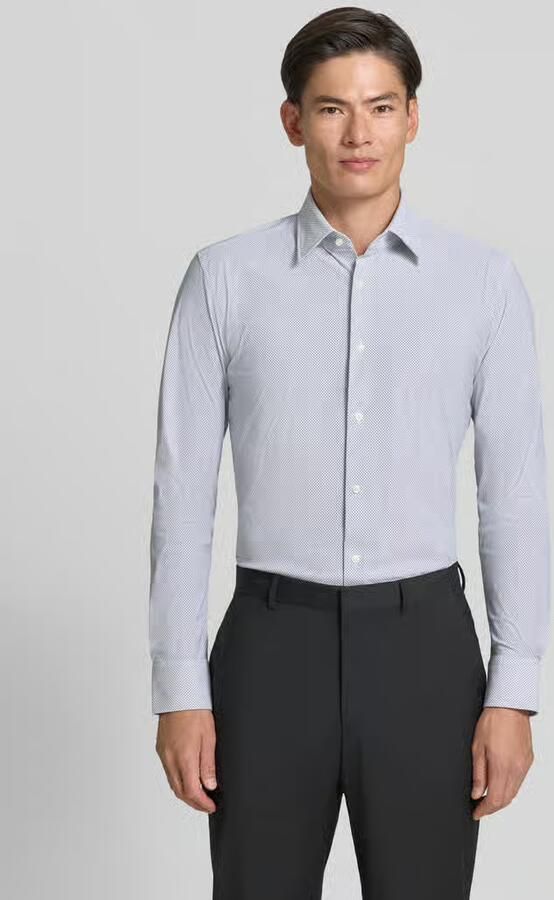 Boss Slim Fit zakelijk overhemd met kentkraag model 'P-HANK-K_261' - Foto 3
