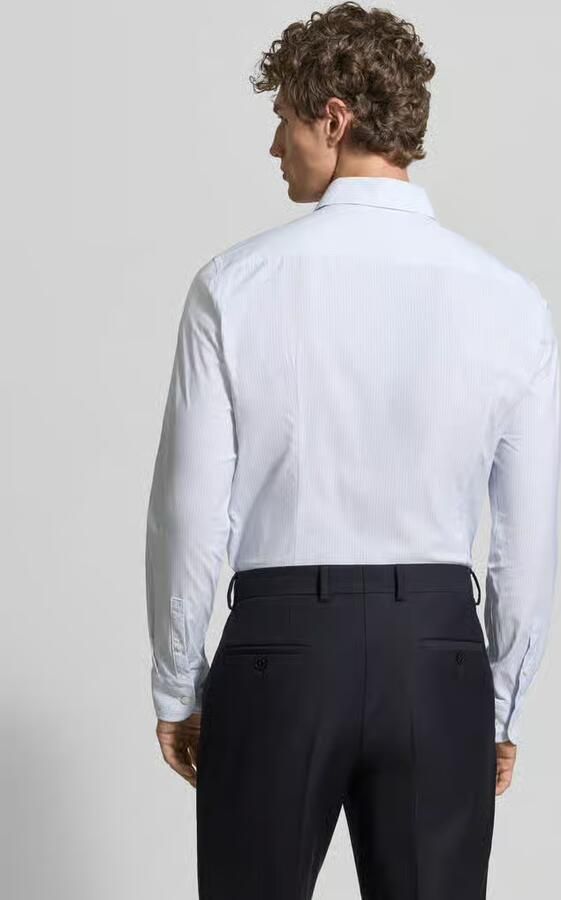 Boss slim fit zakelijk overhemd met kentkraag model 'P-HANK-K' - Foto 3