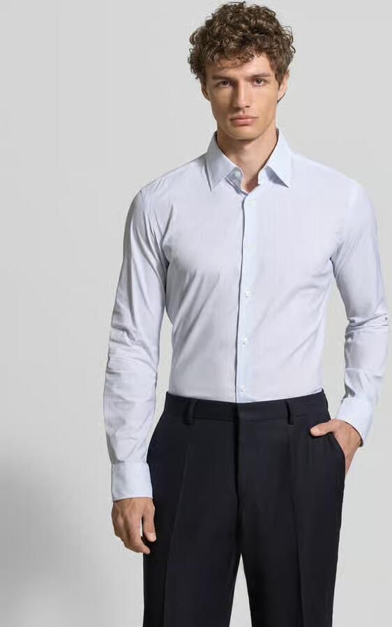 Boss slim fit zakelijk overhemd met kentkraag model 'P-HANK-K' - Foto 2