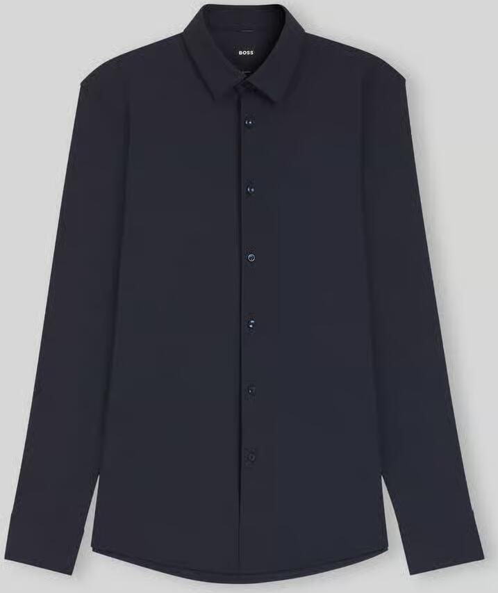 Boss slim fit zakelijk overhemd met kentkraag model 'P-HANK-S' - Foto 2