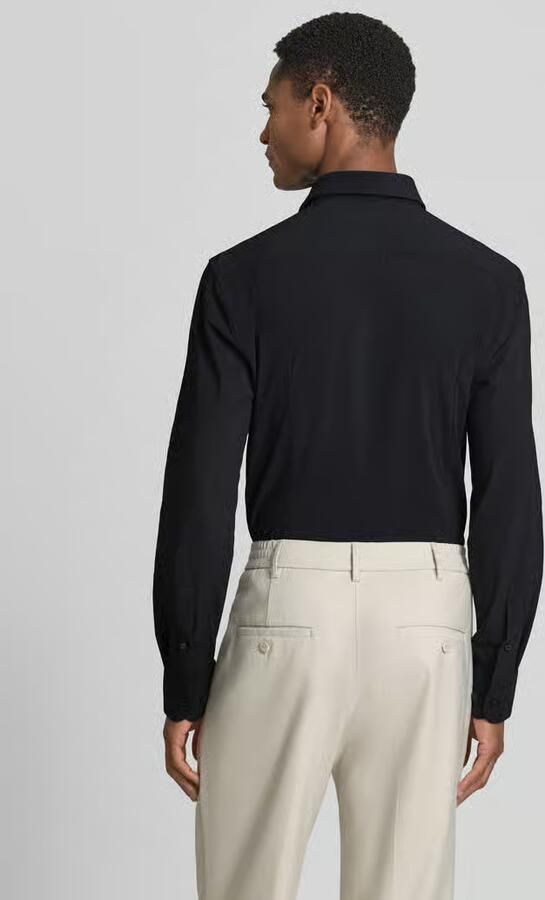Boss slim fit zakelijk overhemd met kentkraag model 'P-HANK-S' - Foto 3