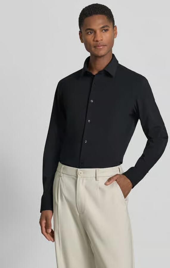 Boss slim fit zakelijk overhemd met kentkraag model 'P-HANK-S' - Foto 2