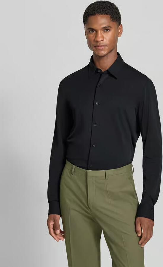 Boss Slim Fit zakelijk overhemd met kentkraag model 'P-Roan' - Foto 2