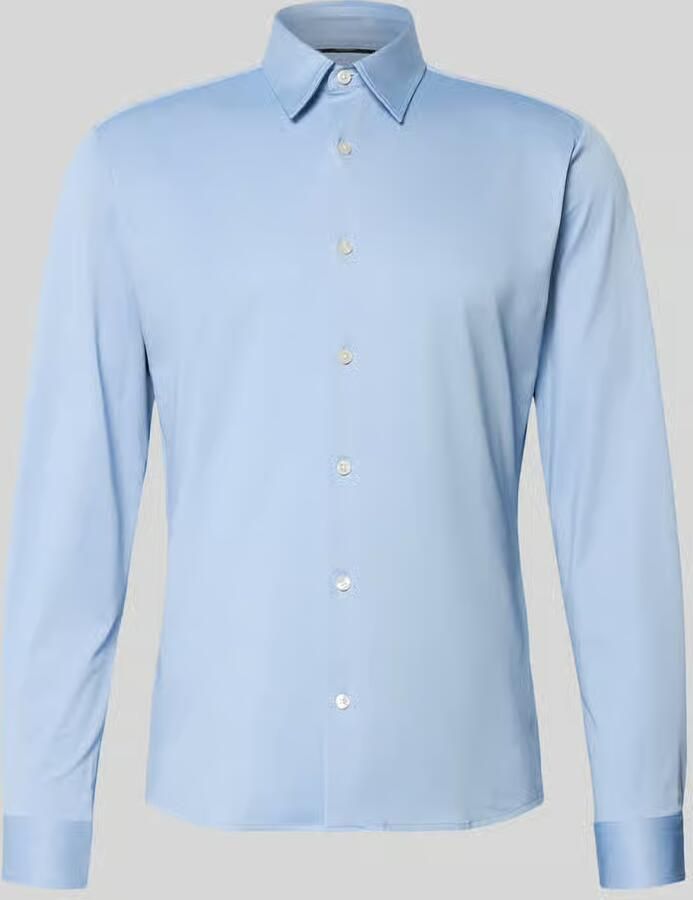 Boss Slim fit zakelijk overhemd met Kentkraag Model 'ROAN' - Foto 2