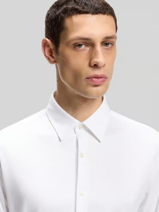 Boss Slim fit zakelijk overhemd met Kentkraag Model 'ROAN'