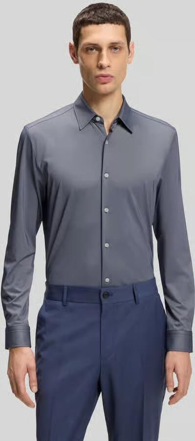 Boss Slim fit zakelijk overhemd met Kentkraag Model 'ROAN' - Foto 3