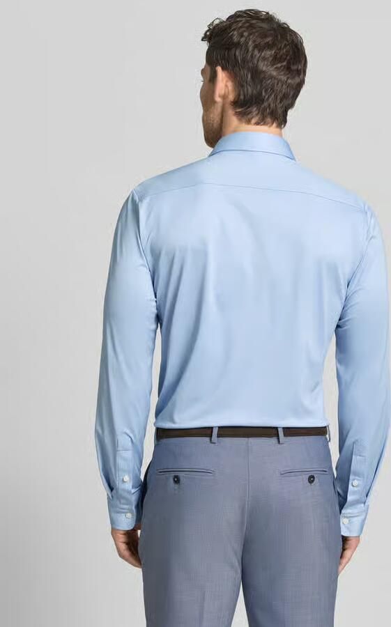 Boss Slim fit zakelijk overhemd met Kentkraag Model 'ROAN' - Foto 3