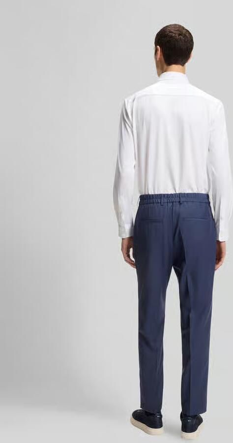 Boss Slim fit zakelijk overhemd met Kentkraag Model 'ROAN'