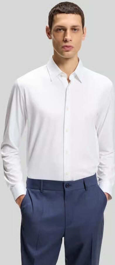 Boss Slim fit zakelijk overhemd met Kentkraag Model 'ROAN' - Foto 4