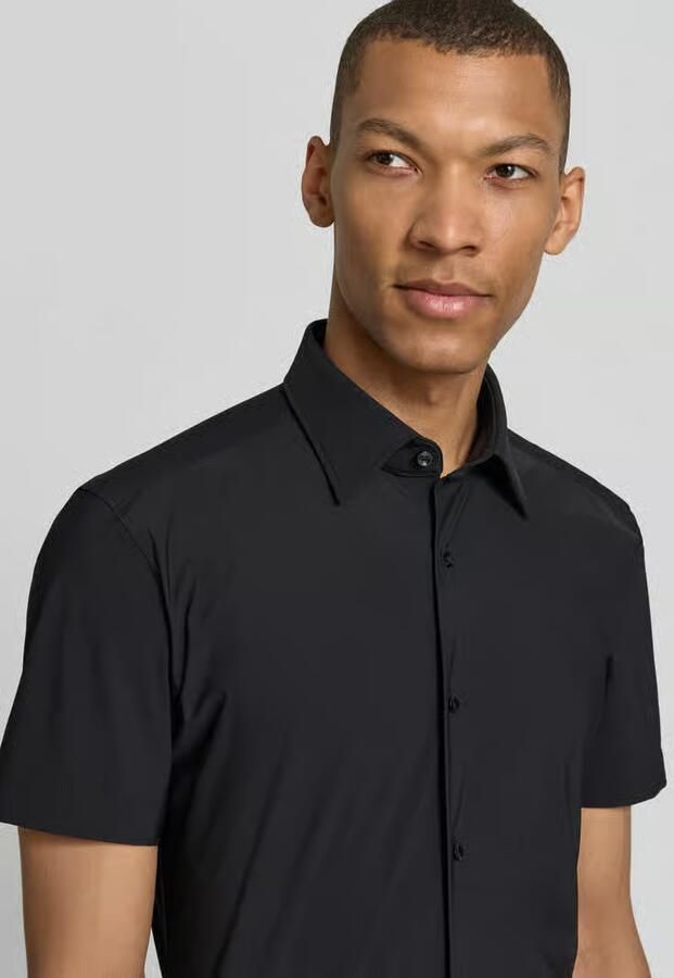 Boss slim fit zakelijk overhemd met korte mouw model 'P-HANK-K-SH-262'