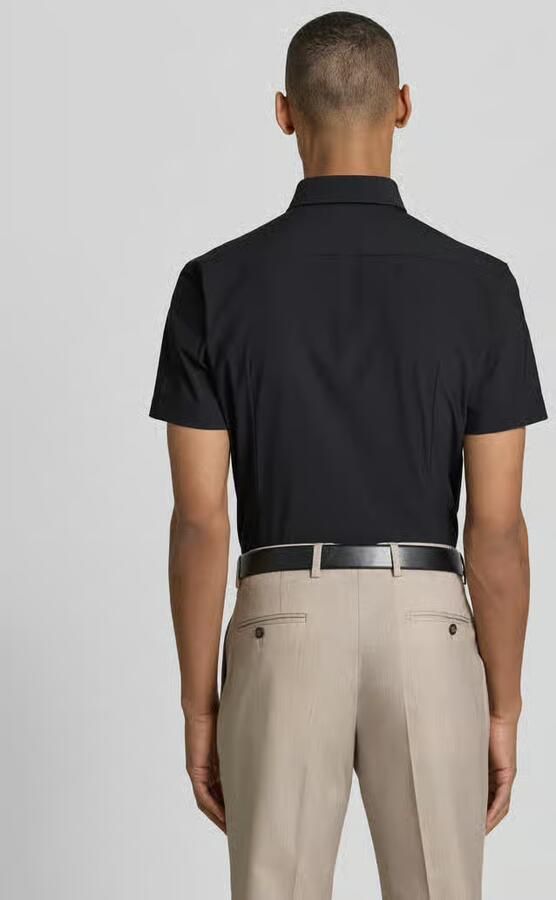 Boss slim fit zakelijk overhemd met korte mouw model 'P-HANK-K-SH-262' - Foto 2
