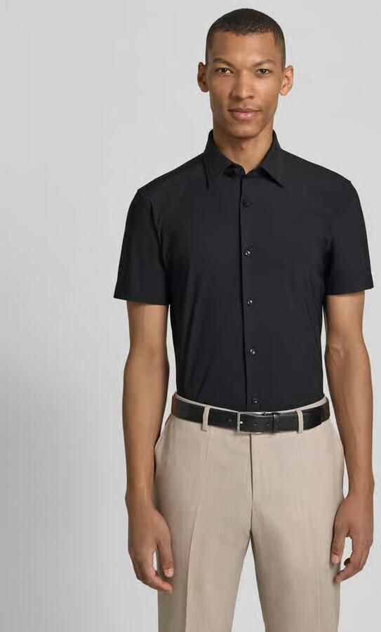 Boss slim fit zakelijk overhemd met korte mouw model 'P-HANK-K-SH-262' - Foto 3