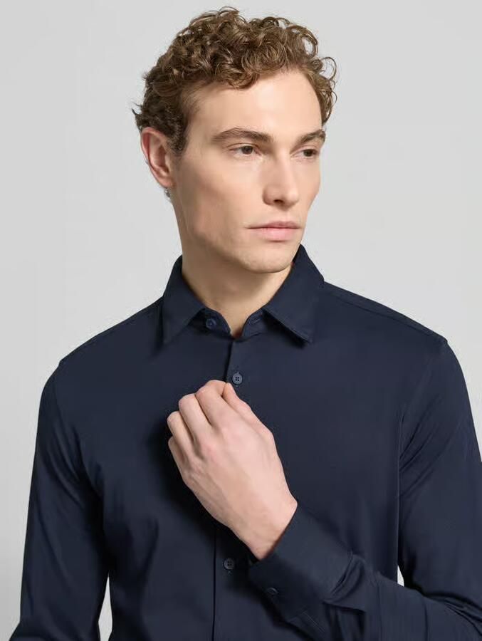 BOSS BLACK Heren Overhemden P-hank-s-kent-c1-222 Zwart - Foto 6