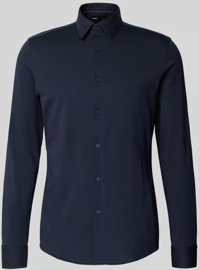 BOSS BLACK Heren Overhemden P-hank-s-kent-c1-222 Zwart - Foto 5
