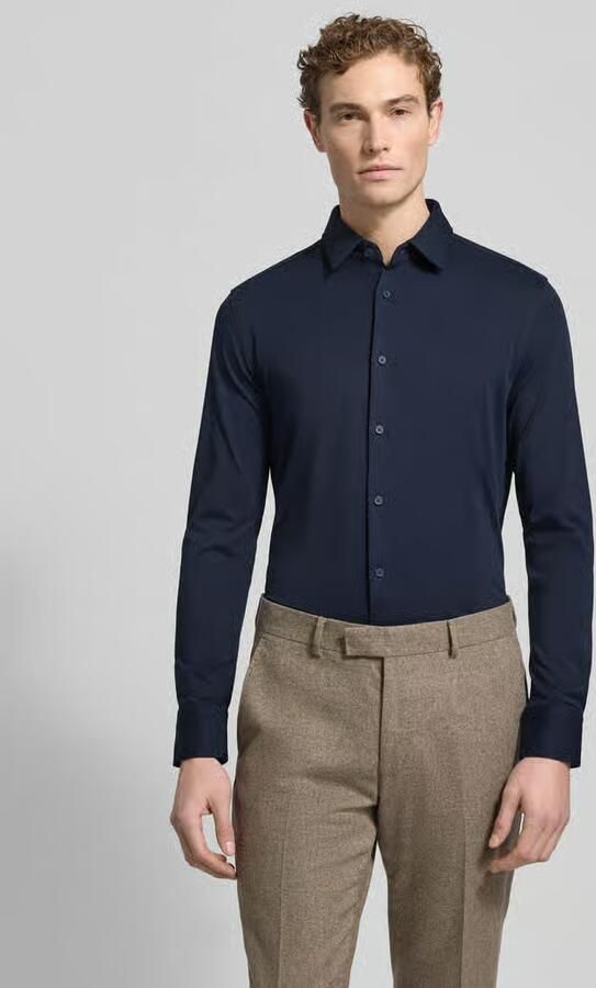 BOSS BLACK Heren Overhemden P-hank-s-kent-c1-222 Zwart - Foto 7