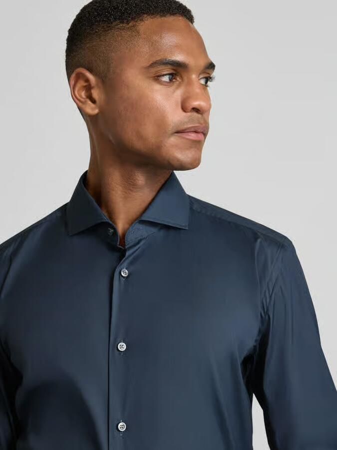Boss Slim fit zakelijk overhemd met stretch model 'Hank Hai' - Foto 2