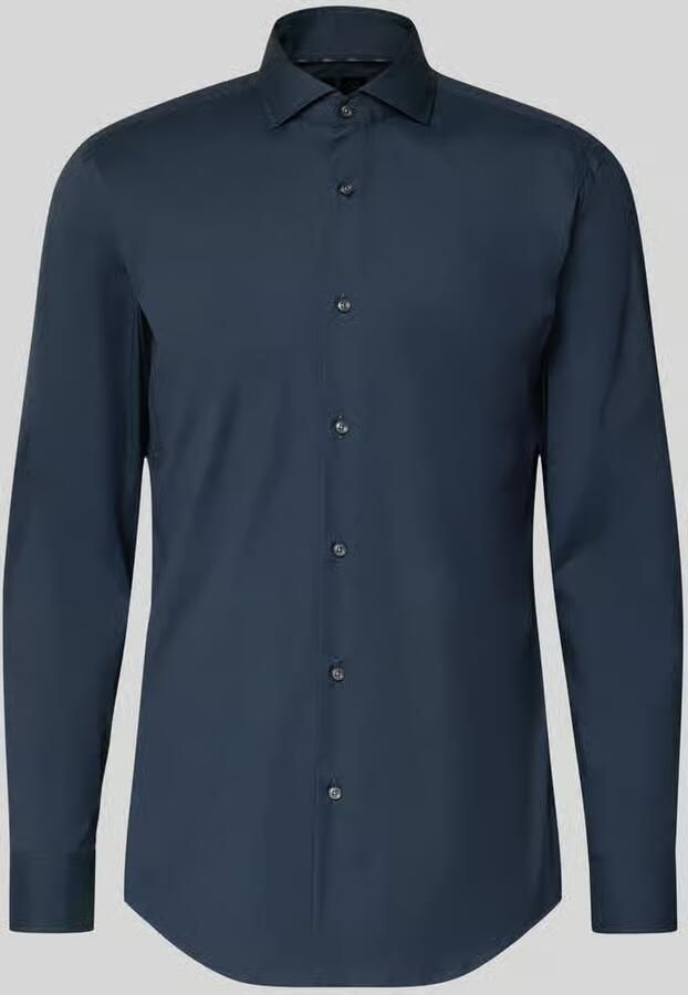 Boss Slim fit zakelijk overhemd met stretch model 'Hank Hai'