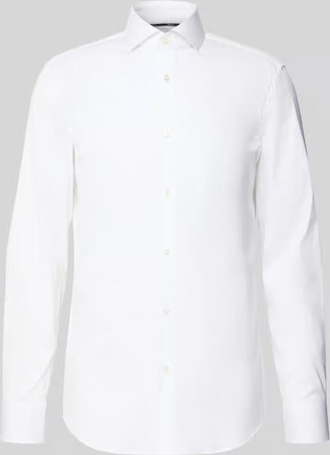 Boss Slim fit zakelijk overhemd met stretch model 'Hank Hai'