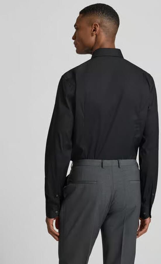 Boss Slim fit zakelijk overhemd met stretch model 'Hank Hai' - Foto 3