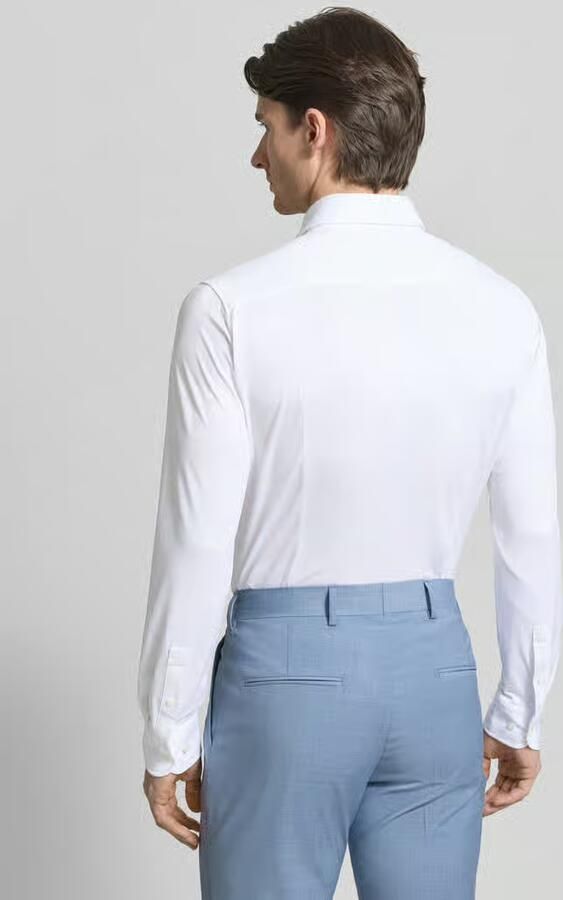 Boss slim fit zakelijk overhemd van ademend materiaal model 'P-HANK-SPREAD' - Foto 2