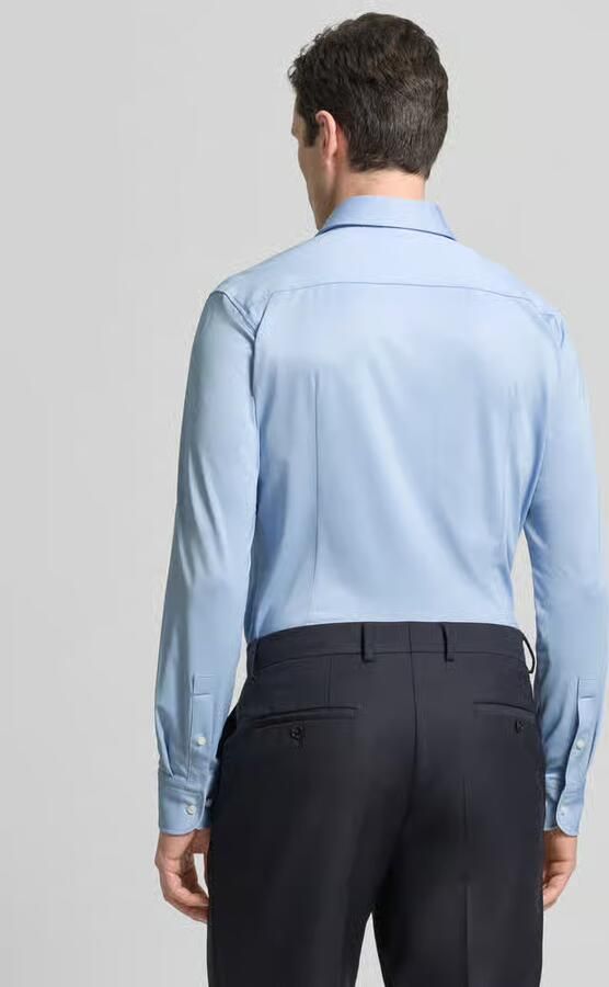 Boss slim fit zakelijk overhemd van ademend materiaal model 'P-HANK-SPREAD' - Foto 3