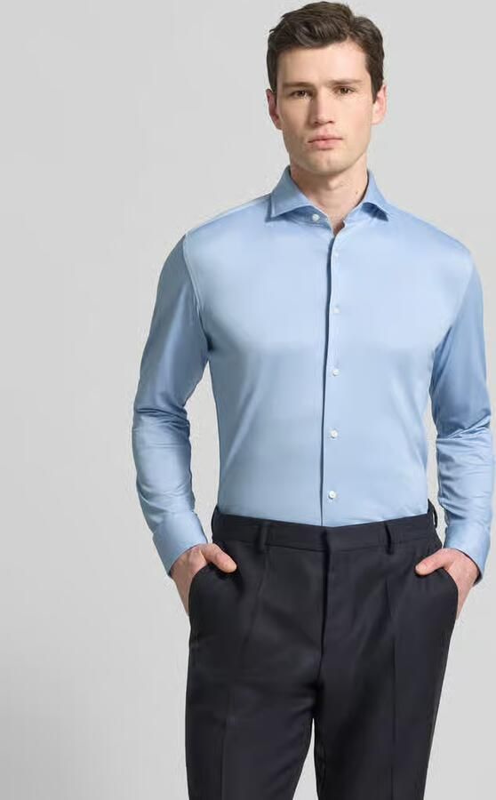 Boss slim fit zakelijk overhemd van ademend materiaal model 'P-HANK-SPREAD' - Foto 2