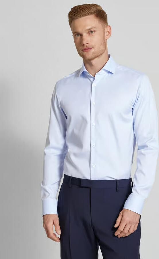 Boss Slim fit zakelijk overhemd van fijn twill - Foto 2