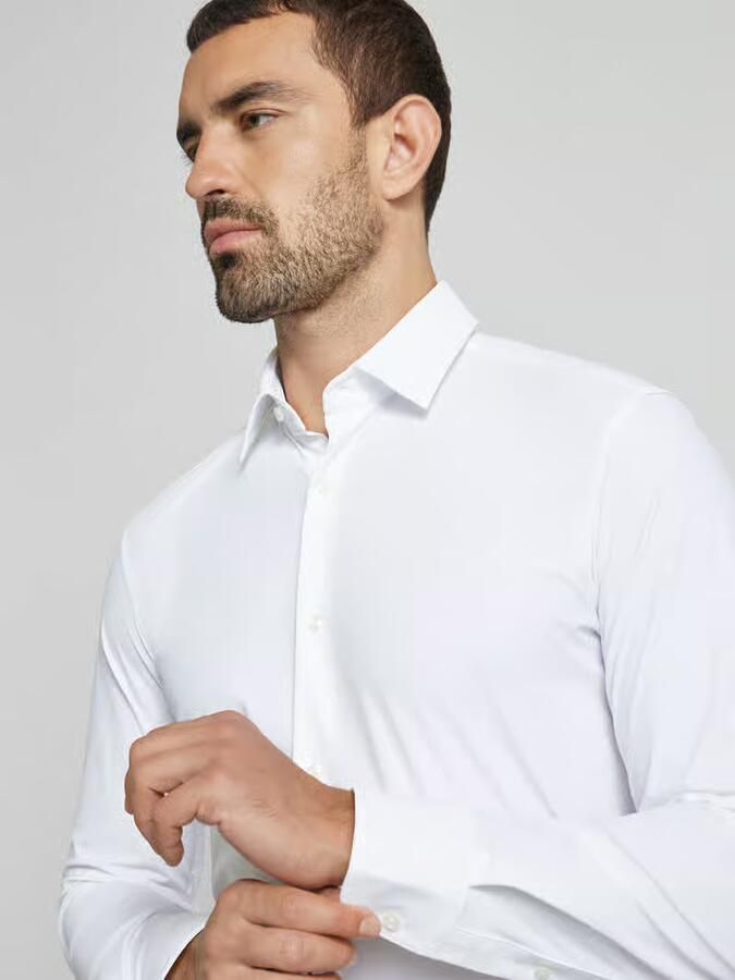 Hugo Boss Herenblouse van blauwe viscose Performance collectie Blue Heren - Foto 16