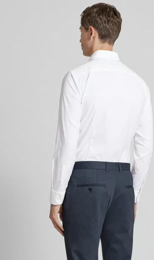 Boss Slim fit zakelijk overhemd van fijn twill met stretch - Foto 5