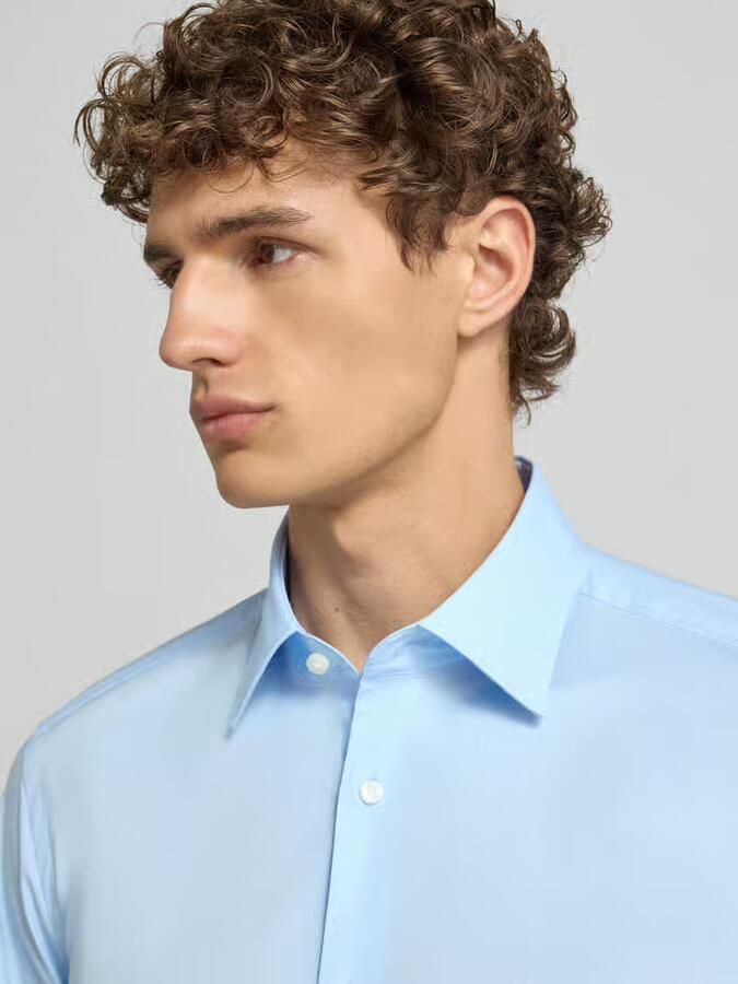 Boss Slim fit zakelijk overhemd van katoenmix model 'H-HANK' - Foto 2