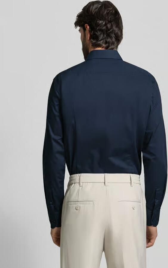 Boss Slim fit zakelijk overhemd van katoenmix Model 'H-HANK' - Foto 3