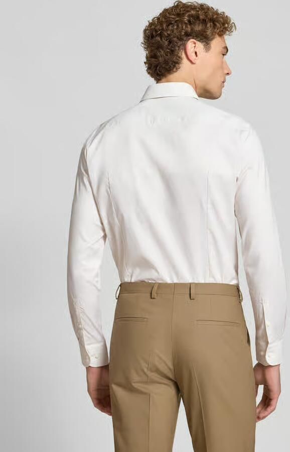 Boss Slim fit zakelijk overhemd van katoenmix model 'H-HANK-SP' - Foto 2