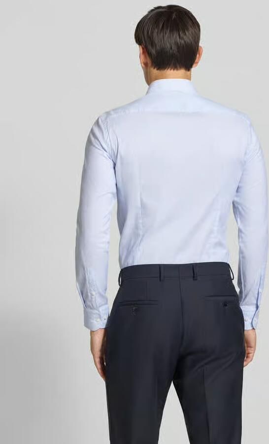 Boss Slim fit zakelijk overhemd van katoenmix model 'H-HANK-SP' - Foto 2