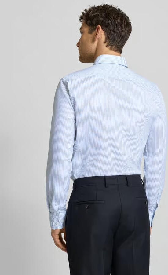 Boss Slim fit zakelijk overhemd van katoenmix Model 'HANK'