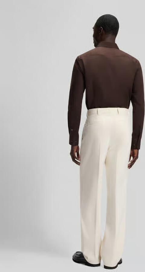 Boss Slim fit zakelijk overhemd van katoenmix model 'HANK' - Foto 2