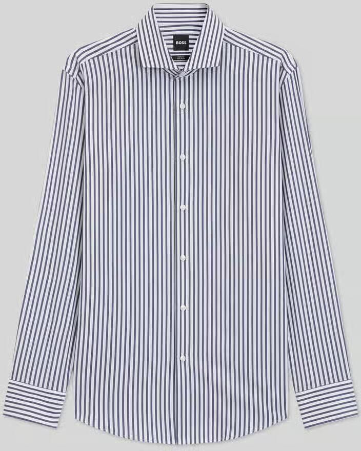 Boss slim fit zakelijk overhemd van katoenmix model 'HANK-SP' - Foto 2