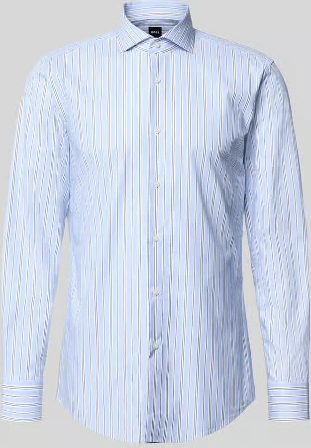 Boss slim fit zakelijk overhemd van katoenmix model 'HANK-SP' - Foto 2