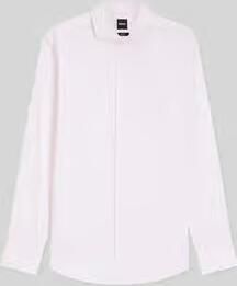Boss slim fit zakelijk overhemd van katoenmix model 'HANK-SP'