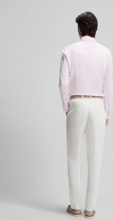 Boss slim fit zakelijk overhemd van katoenmix model 'HANK-SP' - Foto 2