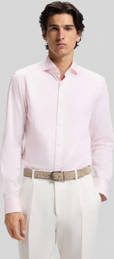 Boss slim fit zakelijk overhemd van katoenmix model 'HANK-SP' - Foto 3