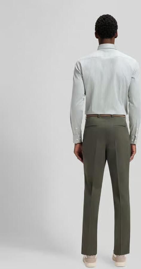 Boss slim fit zakelijk overhemd van katoenmix model 'HANK-SP' - Foto 2