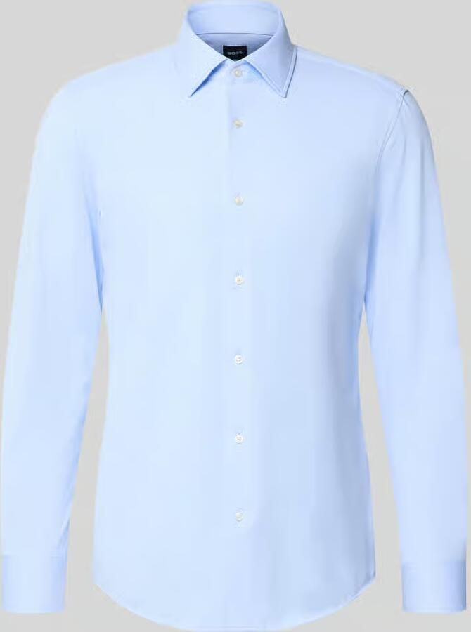 Boss Slim Fit zakelijk overhemd van katoenmix model 'P-Hank-K-261'
