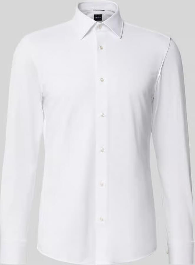 Boss Slim Fit zakelijk overhemd van katoenmix model 'P-Hank-K-261'