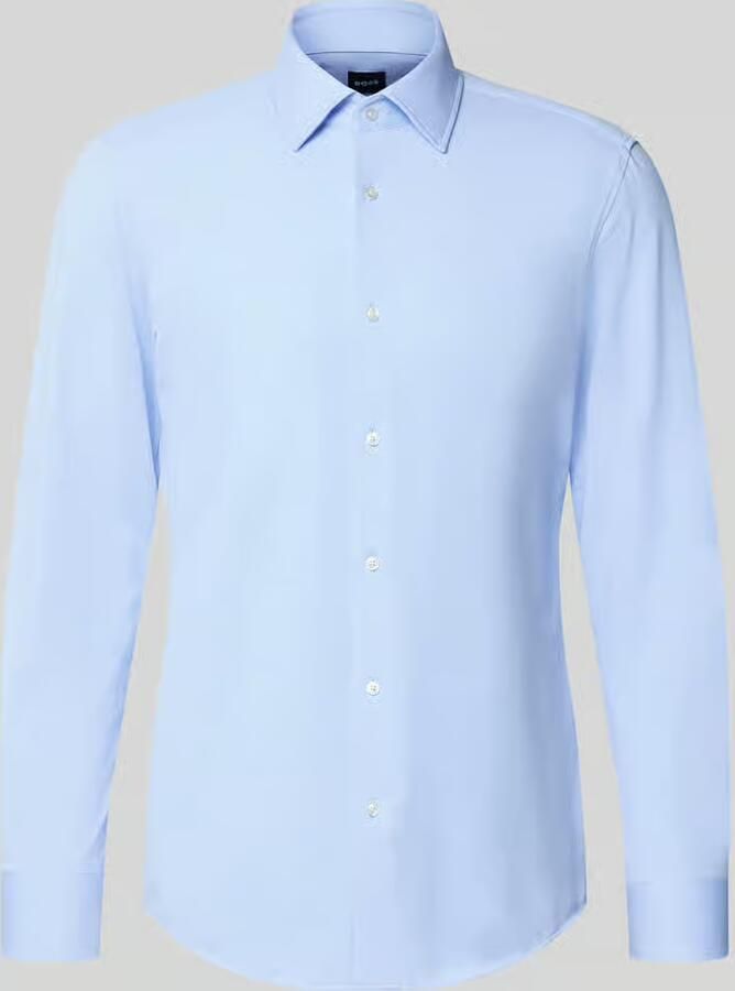 Boss Slim Fit zakelijk overhemd van katoenmix model 'P-Hank-K-261' - Foto 2