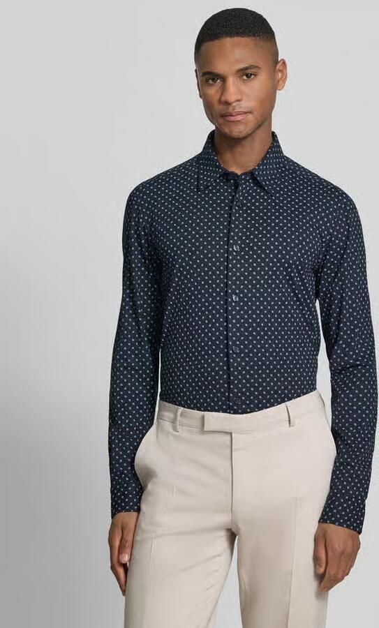 Boss Slim fit zakelijk overhemd van Katoenmix Model 'P-ROAN-K-F-261' - Foto 3