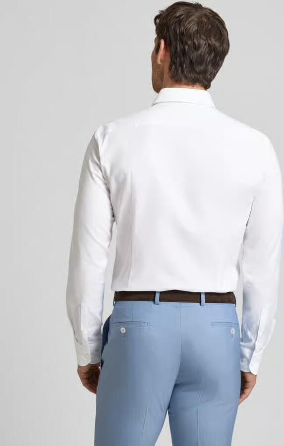 Boss slim fit zakelijk overhemd van met extra lange mouw model 'H-HANK-SP-C1'