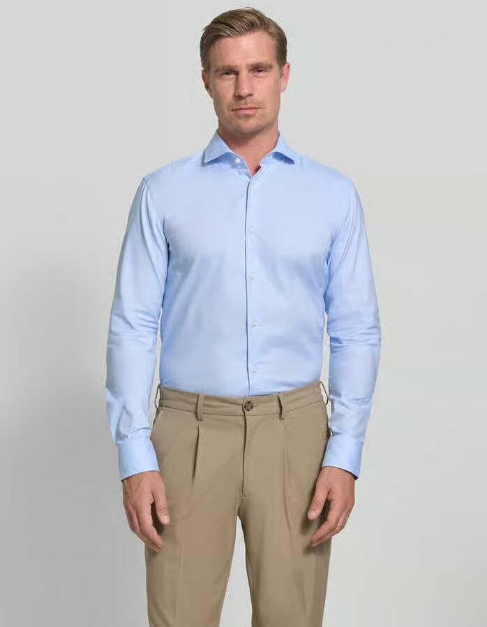 Boss slim fit zakelijk overhemd van met extra lange mouw model 'H-HANK-SP-C1' - Foto 3