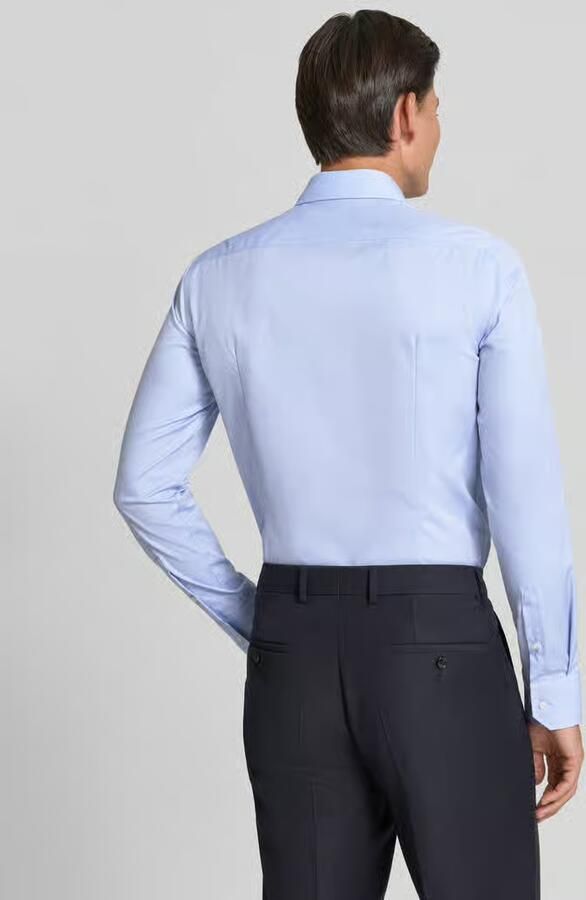 Boss Slim fit zakelijk overhemd van pure katoen model 'H-HANK-SP-B1-C1-263' - Foto 5